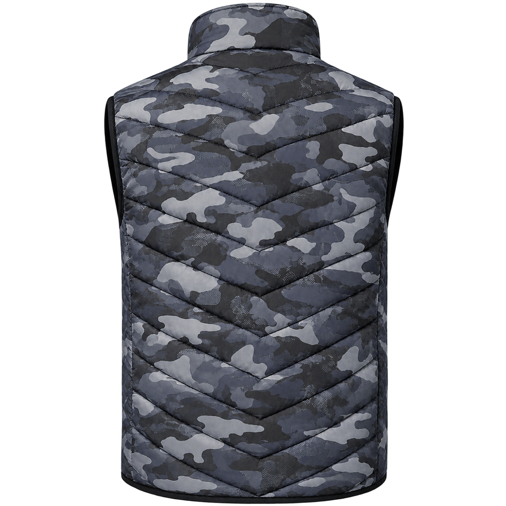 Veste chauffant sans manche Camouflage