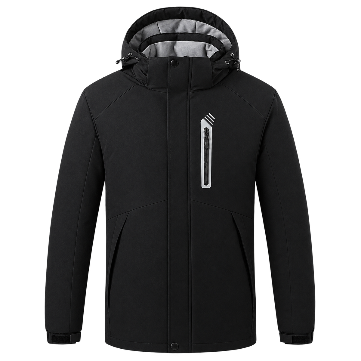 Veste Chauffante à Capuche Amovible