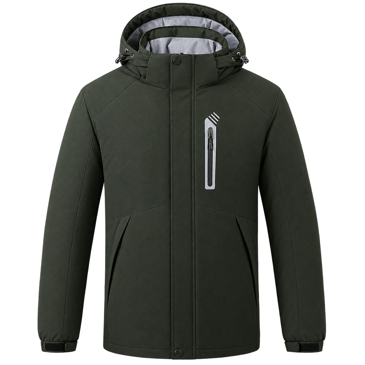 Veste Chauffante à Capuche Amovible