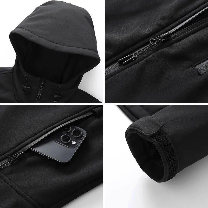 Veste Chauffante à Capuche 10 Zones