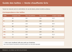 Veste chauffant sans manche Gris