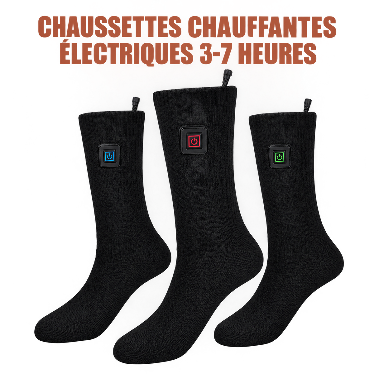 Chaussettes chauffantes Noires