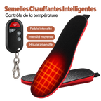 Semelles Chauffantes Rechargeables — Télécommande Sans Fil