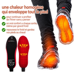 Semelles Chauffantes Rechargeables — Télécommande Sans Fil
