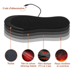 Semelles Chauffantes USB — Fil Direct